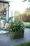 greenville terrace trough 80cm wheels blad groen